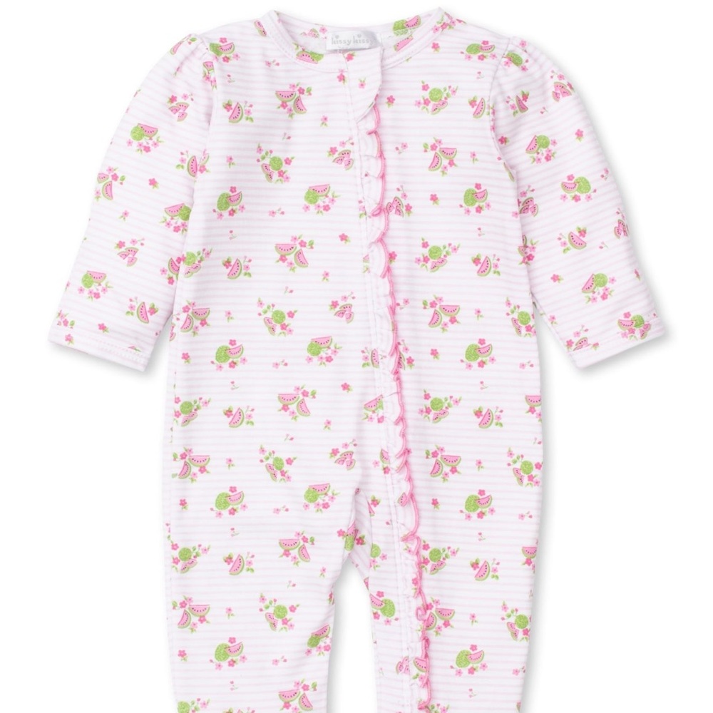 KISSY KISSY WATERMELON WHIMSY ONESIE BABY 0-3 months